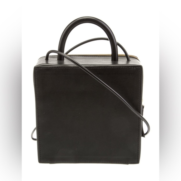 Building Block Leather Box Crossbody Bag - Picture 4 of 7